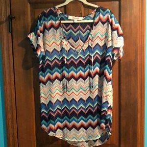 Chevron swimsuit cover up